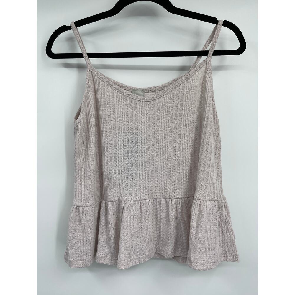 Paper Crane Womens Pink Cami Tank Top Sleeveless Spaghetti Strap Size Medium NEW